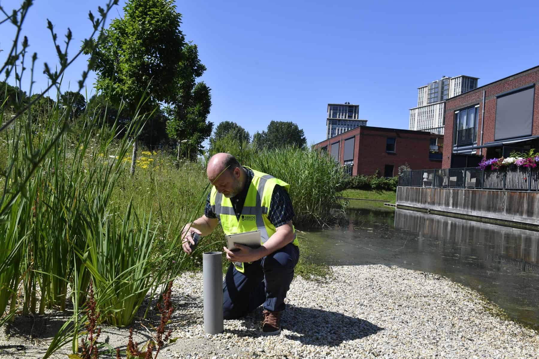 foto van diepte infiltratie in Maassluis